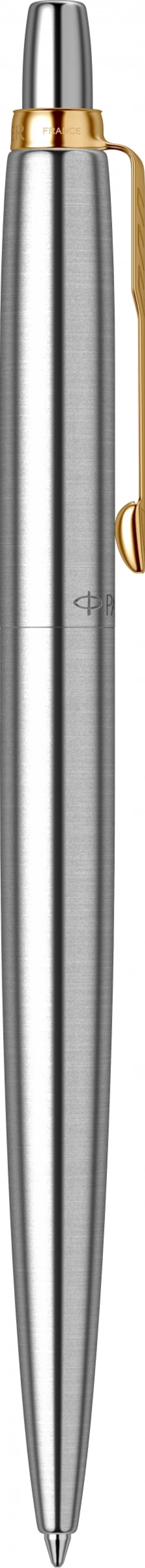 Ручка шариковая Parker Jotter Core K63, Stainless Steel GT — фото 5
